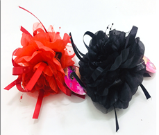 פרח לספרדיה / 12 יחידות במארז 8 אדום 4 שחור