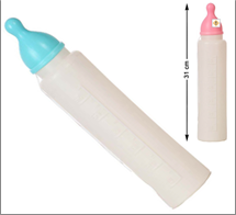 בקבוק תינוק 31 ס"מ בשקית PVC עם כארד/ 6 יחידות במארז