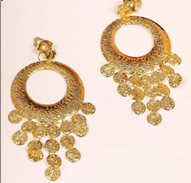 זוג עגילים לרקדנית/ 6 יחידות במארז