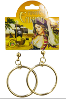 זוג עגילים לשודדת ים/ 12 יחידות במארז