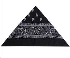 בנדנות שחור בכארד / 6 יחידות במארז