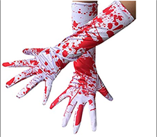 זוג כפפות דם ארוך 38 ס"מ בשקית PVC עם כארד ארוז 6 יחידות במארז