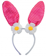 קשת ארנב פרחים בשקית PVC עם כארד/ 6 יח במארז