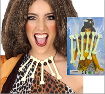 שרשרת עצמות אדם קדמון על כארד/ 12 יחידות במארז