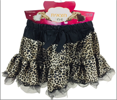 חצאית נמרה מפוארת על כארד עם קולב/ 6 יחידות במארז