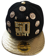 כובע ראפר 50 סנט/ 6 יחידות במארז