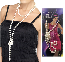 שרשרת פנינים על כארד/ 6 יחידות במארז