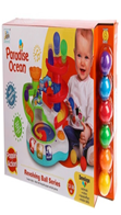 משחק מסלול כדורים לתינוק כולל אורגן צלילים מוזיקה ואורות כולל 6 כדורים בקופסא 45 ס"מ