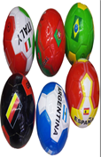 כדורגל מדינות גודל 2 מיקס 6 דגמים