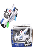 מכונית למבורגיני משטרה גודל 22 ס"מ נוסע ופותח דלתות כולל אורות ומוזיקה בקופסא 24 ס"מ