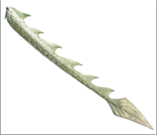 זנב דרקון לבן /2 יחידות במארז