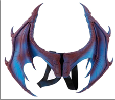 כנפיים דרקון סגול מחומר PU איכותי