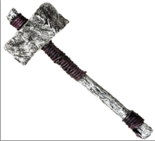 פטיש ויקינג מחומר PU איכותי גודל 63 ס"מ/ 2 יחידות במארז