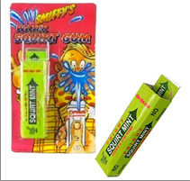 מסטיק משפריץ מים על כארד/ 24 יחידות במארז