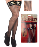 גרביון רשת לפיראטית על כארד/ 6 יחידות במארז