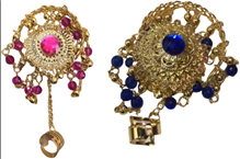 צמיד זהב עם יהלומים לרקדנית בטן על כארד/ 6 יחידות במארז