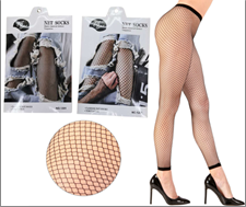 גרביון רשת משבצות בינוניות על כארד/ 6 יחידות במארז