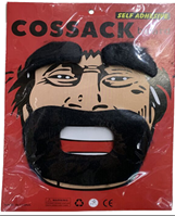 סט זקן וגבות לפיראט על כארד/ 6 יחידות במארז