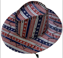 כובע קאובוי ארצות הברית /6 יחידות במארז