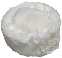 כובע שטריימל מפואר לבן /6 יחידות במארז