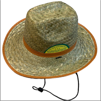 כובע כאובוי קש /6 יחידות במארז