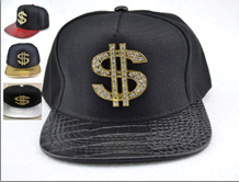 כובע קסקט דולר לראפר מיקס צבעים /6 יחידות במארז