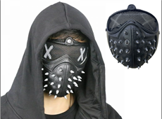 מסכה ניטים WATCH DOG בשקית PVC עם כארד/ 6יחידות במארז