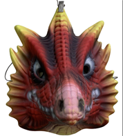 מסכה דרקון מחומר EVA על כארד/ 6 יחידות במארז