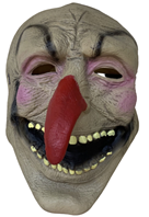 מסכה מכשפה אף ארוך לאטקס בשקית PVC עם כארד / 6 יחידות במארז