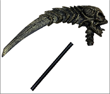 מקל חרמש שדים מעוצב 100 ס"מ / 6 יחידות במארז