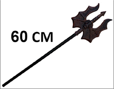 קלשון שטן גולגולות 60 ס"מ/ 6 יחידות במארז