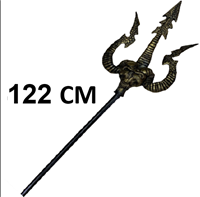 קלשון זהב פוסידון 122 ס"מ/ 6 יחידות במארז