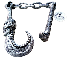 אונקל עם שרשרת וידית /3 יחידות במארז