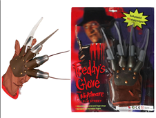 כפפה פרדי קרוגר על כארד/ 6 יחידות במארז