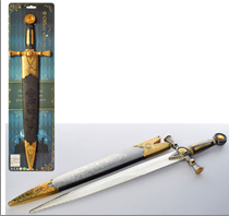 חרב אביר זהב שחור על כארד/ 3 יחידות במארז