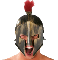 קסדת לוחם ספרטה/ 6 יחידות במארז