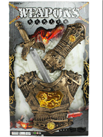 סט אביר כולל חרב נשר, כפפה ושריון על כארד/ 3 יחידות במארז