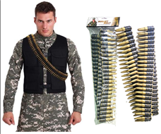 שרשרת כדורים אורך 152 ס"מ בשקית PVC עם כארד / 6 יחידות במארז