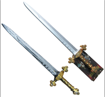 חרב לוחם דגם תילתן על כארד/ 6 יחידות במארז