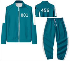 תחפושת משחקי הדיונון שחקן כולל מכנסיים וחולצה מידות S/M/L בשקית PVC עם כארד/ 6 יחידות במארז