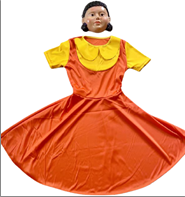 תחפושת משחקי הדיונון בובת דג מלוח נשים מידות S/M/L בשקית PVC עם כארד/ 6 יחידות במארז