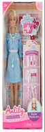 בובת ANLILY אחות כולל אביזרים בקופסא 32 ס"מ