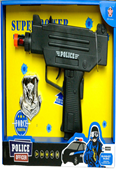 סט שוטר כולל רובה עוזי ותג שוטר כולל סוללות בקופסא 27 ס"מ