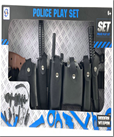 חגורה לשוטר כולל אקדח מקל שוטר סכין קומנדו ממיה ופנס בקופסא