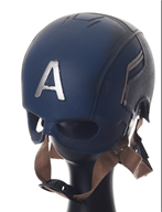 קסדת לוחם A מפוארת מחומר גומי רך על כארד תלייה / 2 יחידות במארז