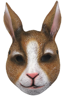 מסכה פיטר הארנב מחומר גומי רך על כארד תלייה / 2 יחידות במארז