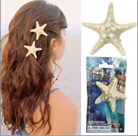 סיכת ראש כוכב לבת הים על כארד/ 6 יחידות במארז