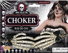 קולר כך יד שלד על כארד/ 6 יחידות במארז