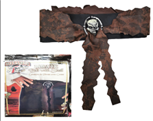 חגורה חומה בד לפיראט/ 6 יחידות במארז