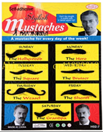 סט שפמים 7 דוגמאות בבליסטר/ 6 יחידות במארז